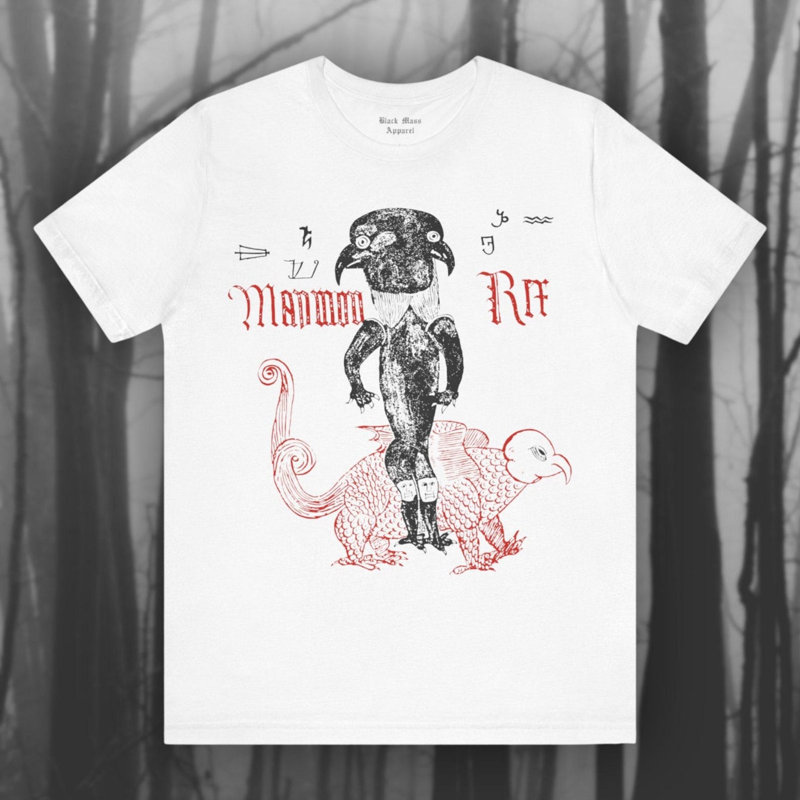 Maymon Demon King, Demonology Shirt, Grimoire T-Shirt, Creepy T-Shirt, Vintage Devil T-Shirt, Gothic, Goth T-Shirt, Occult Unisex Tee 2XL