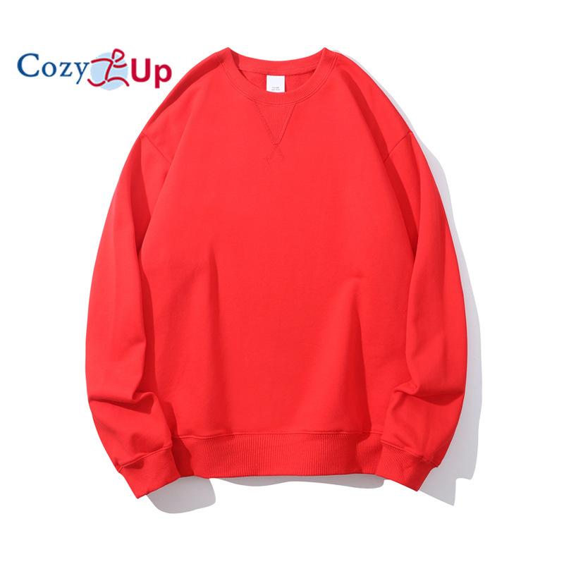 Cozy Up Fleece, Cotton-Blend Pullover, Crewneck Sweatshirt for Men
