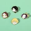 Ghost Annihilation Blade Q Edition Commemorative Metal Badge Anime Character Peripheral Butterfly Shinotan Jiro Brooch