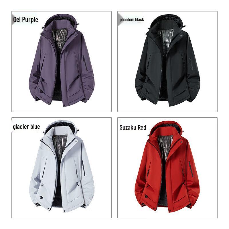 JEANSWEST Men's Hooded Winter Padded Jacket