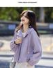 2025 Slimming Hooded Commuter Jacket: Spring/Autumn Loose Fit for Plus Sizes