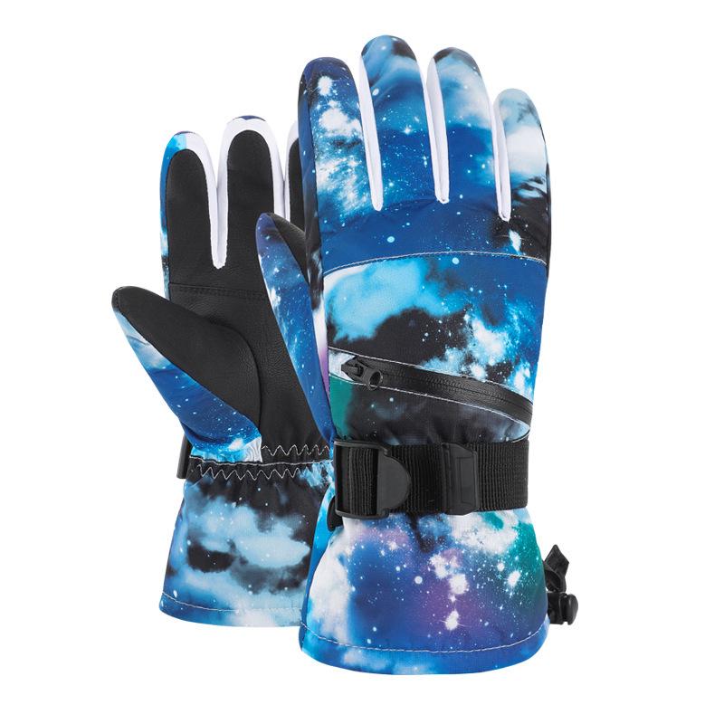 Winter Outdoor Waterproof Ski & Cycling Gloves with Fleece Lining