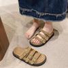 Slippers Women Wear 2025 Summer New Versatile Non-slip Internet Celebrity Soft Sole Pregnant Women Home Beach Shoes Trend Sandals