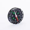Black Serrated Edge Compass with Pointer, Outdoor, Small Plastic, 45mm Diameter.