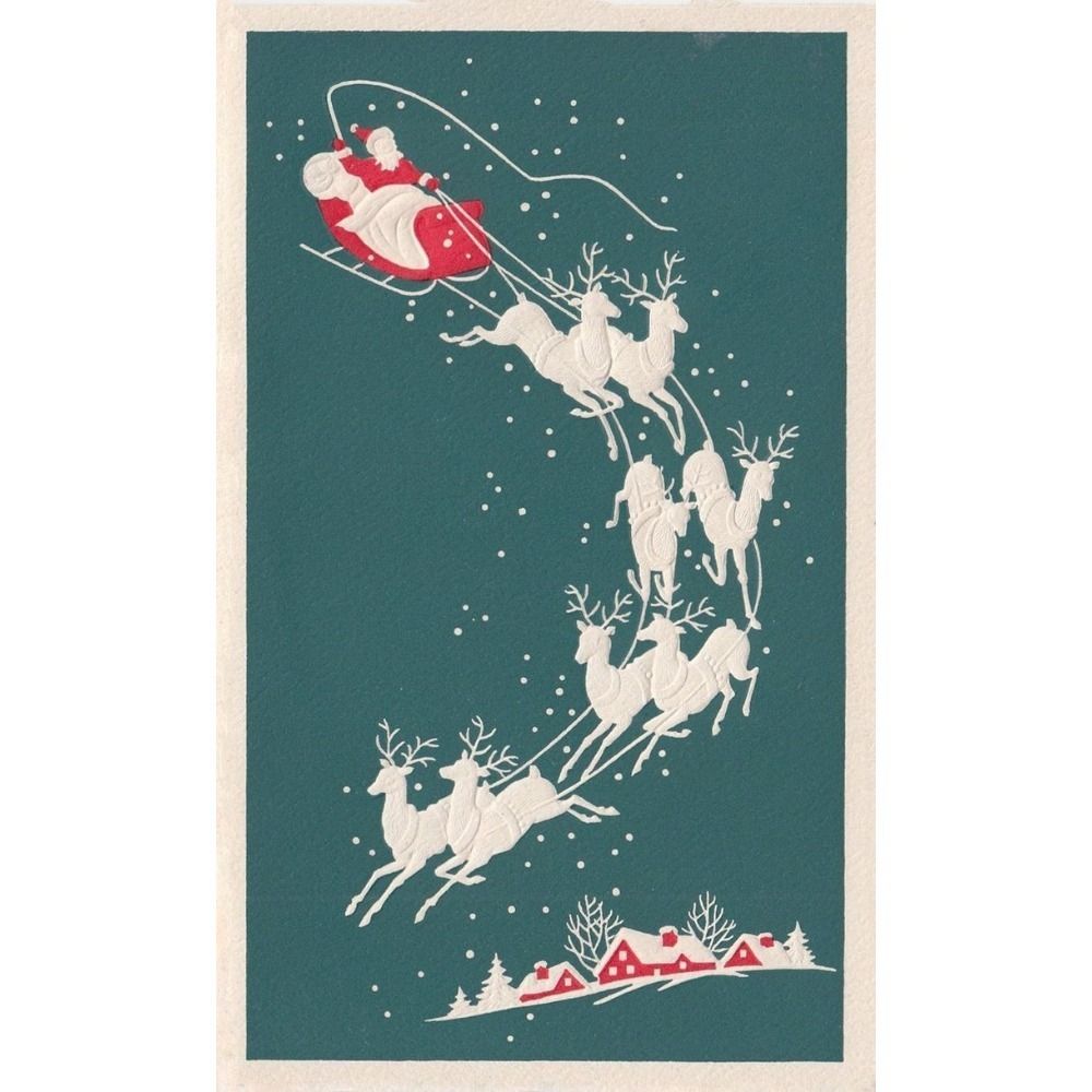 Vintage Christmas Metal Tin Sign Home Festive Wall Decor