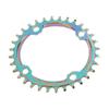 Mountain Bike Chainring Aluminium Alloy 32T Single Speed Oval Bike Positive Negative Tooth Disc Chain Wheel Chainring