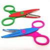 Wavy Pattern Stationery Scissors Candy Color Kawaii Lace Scissors  Children Gifts