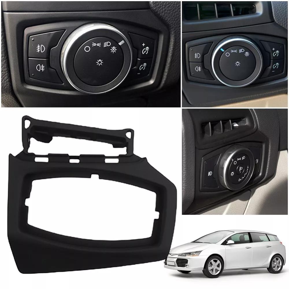 Headlight Switch Trim Frame Direct Replacement Fits For Ford For Focus 2012 2018 Left Placement Plastic Material Car Accessories