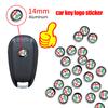 14mm Auto Schlüssel Abzeichen Emblem Ersatz Auto Schlüssel Aufkleber für Alfa Romeo 147 159 156 Giulietta Giulia Mito Spider Auto Zubehör