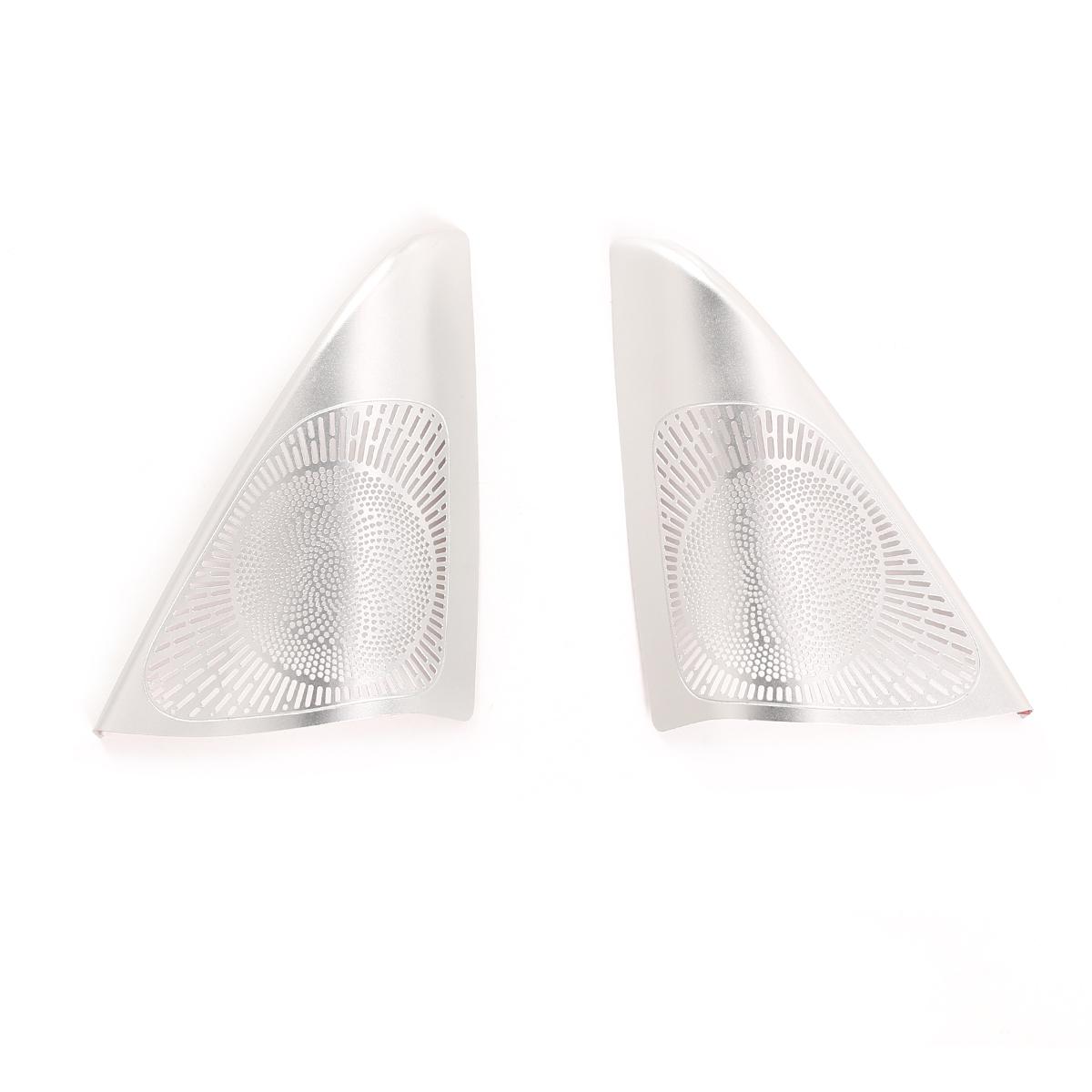 

Нержавеющая сталь автомобильный Стайлинг двери стерео динамик твитер Чехлы наклейки отделка для BMW 3 серии E90 2005-2012 авто серебряный