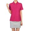 Zipore Damen Golf Kurzarm-T-Shirt g4lS23k563 Sor