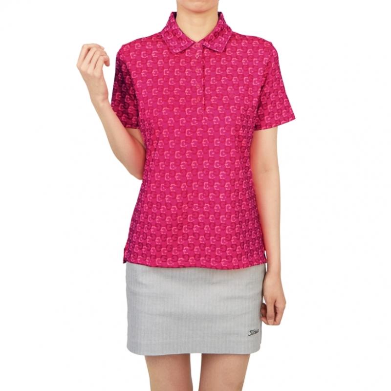 Zipore Damen Golf Kurzarm-T-Shirt g4lS23k563 Sor
