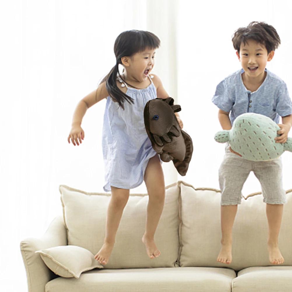 45cm Simulation Dinosaur Ambystoma Stuffed Doll Soft Stuffed Plush Animal Toys Cute Axolotl Stuffed Plush Toy Birthday Gift Toy