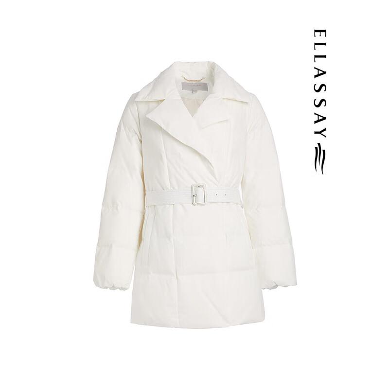 ELLASSAY Women's Belted Blazer Down Jacket