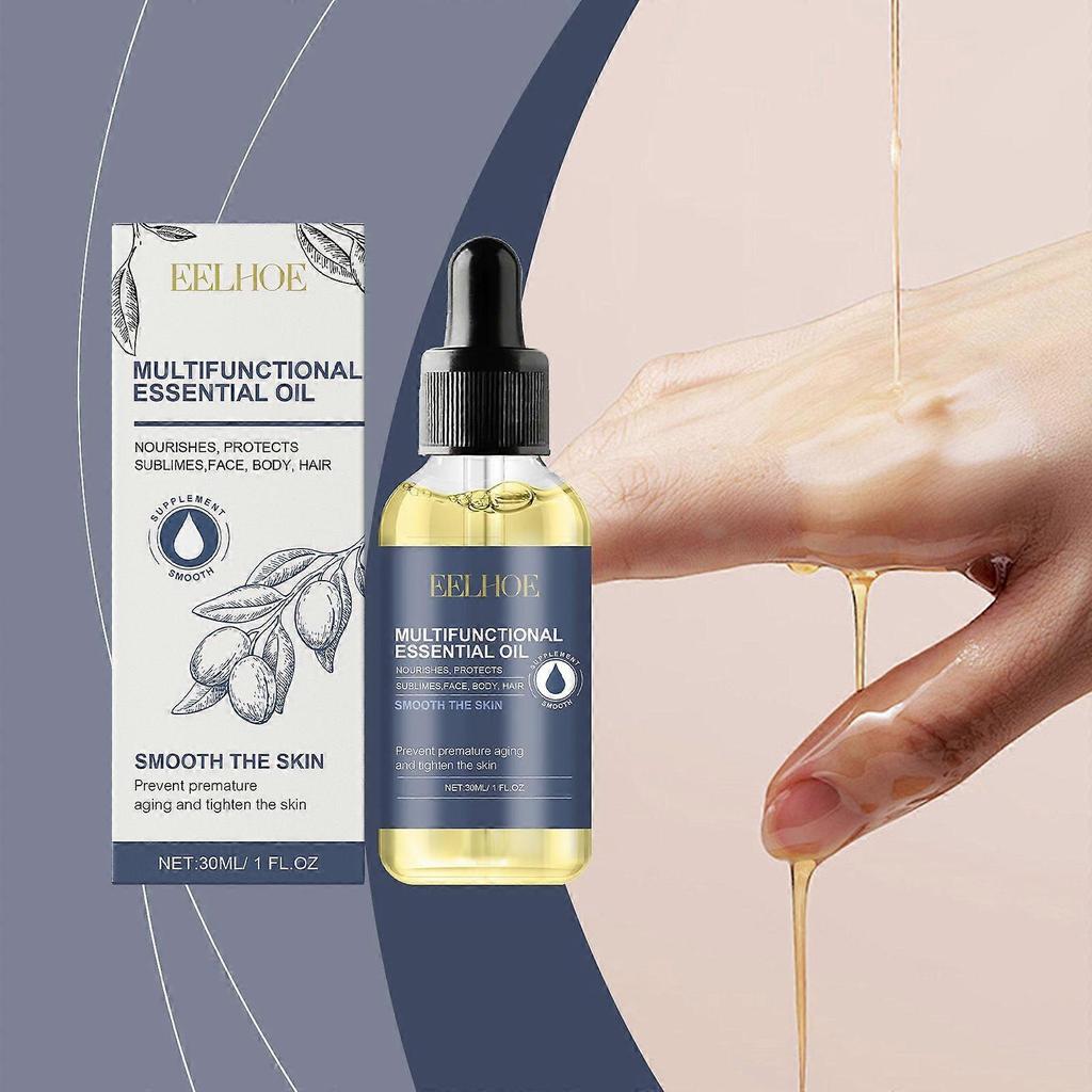Limited time!!Eelhoe Body Multi-Purpose Essential Oil Facial Cleansing Gentle Nourishing And Moisturizing Multi-Purpose Care Essential Oil Liquid