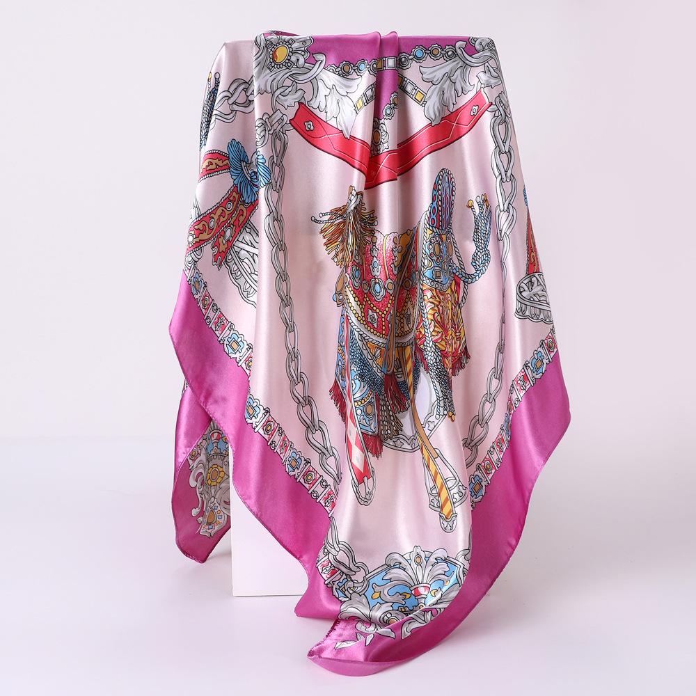 Hochwertige, luxuriöse Seidenschals, Stirnband, Schals, Halstuch für Damen, Ketten-Seidenschal, dekorativer Schal für Damen