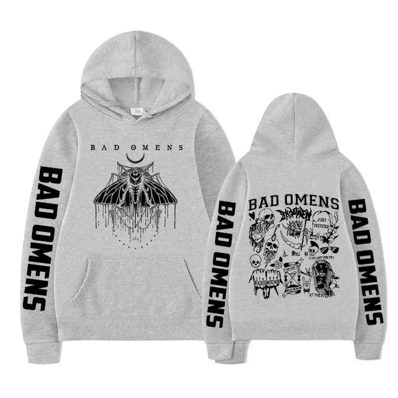 

Обмежена толстовка Bad Omens Band Moth Music Tour M сірий