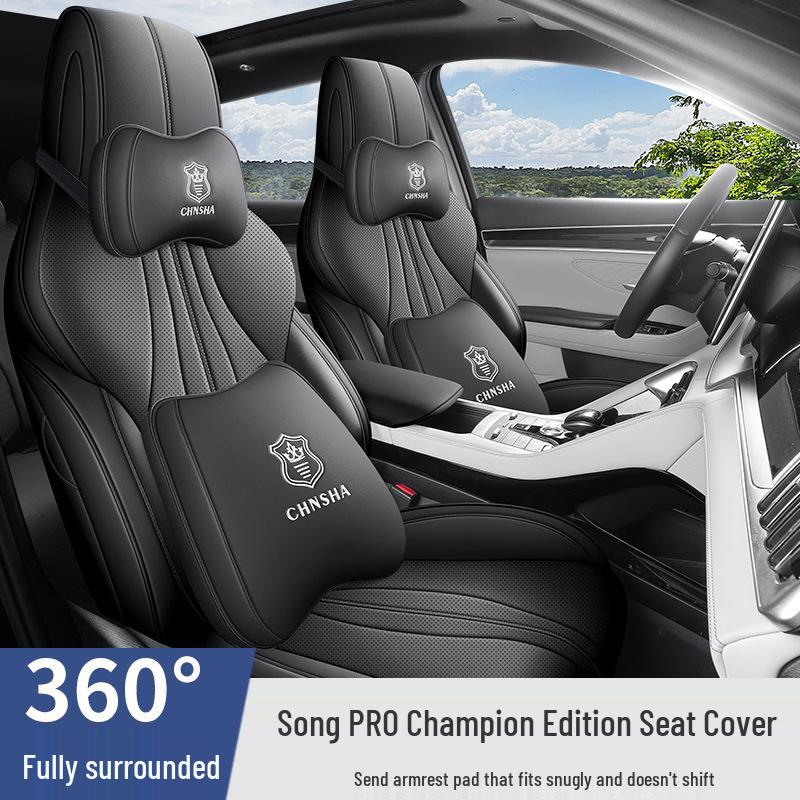 BYD Song PRO Special Edition Leather Car Seat Cushion - Four-Season, Five-Seater Compatible