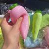 Stretchable Carrot Squishy Toy Shapeable Fidget Sensory Ball Coconut Oil Squeeze  Kids Adults