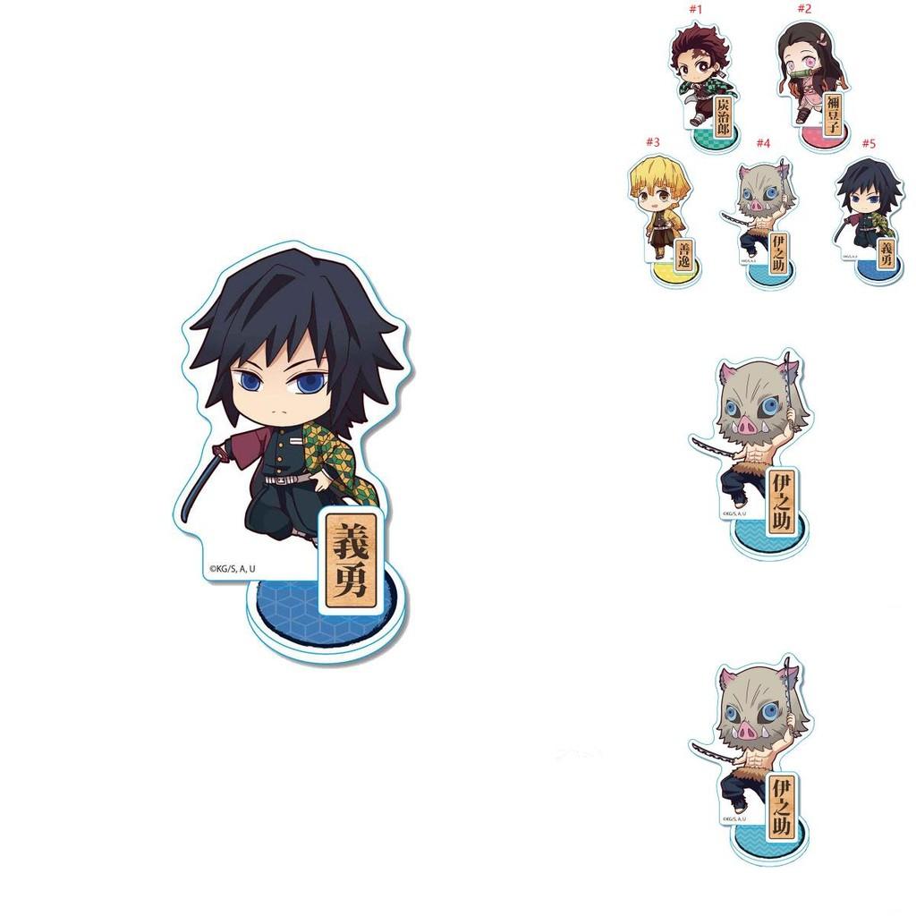Vibrant Demon Slayer Kimetsu No Yaiba Acrylic Keychain Keyring Featuring Kamado Tanjirou