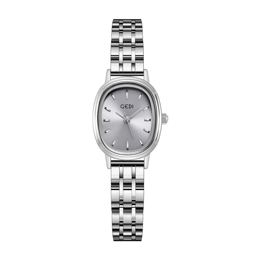 Oval Green Small Plate Women'S Watch Niche High-End Watch Stainless Steel Simple Wind Women'S Watch
