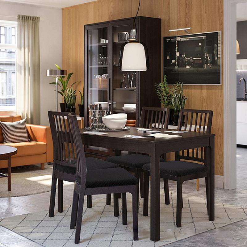 Stretch-Stuhlsitzbezüge aus Jacquard für Esszimmer, abnehmbar, waschbar, staubdicht, Stuhlsitzkissenschutz, Schonbezüge