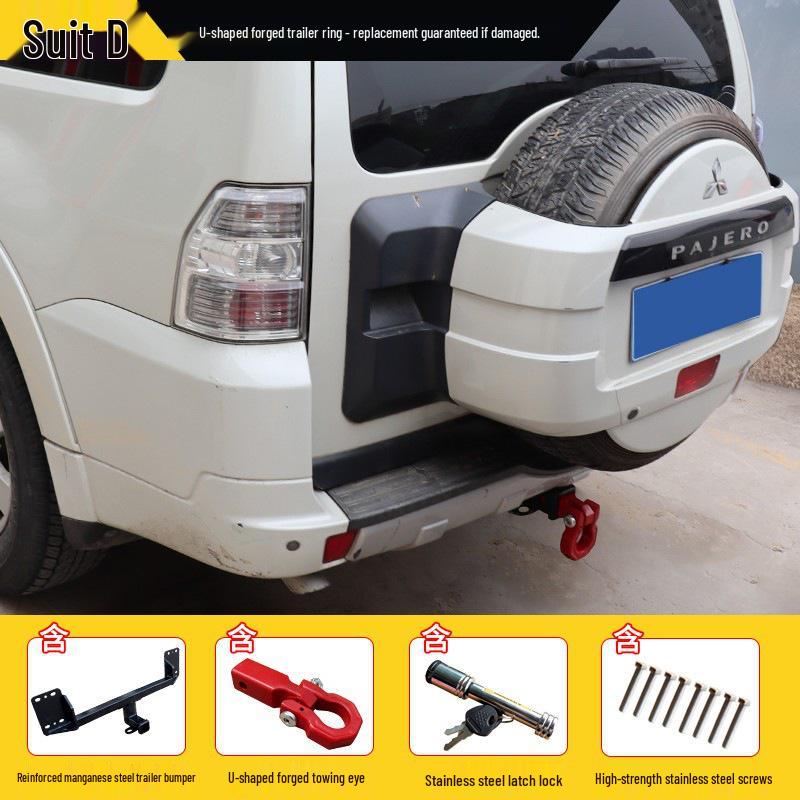 Mitsubishi Pajero V73/V97/V93 Trailer Hook: Reinforced Tow Bar Upgrade
