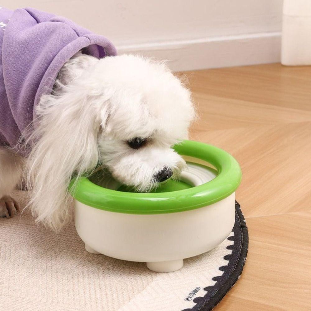 Großvolumiger schwimmender Haustier-Wassernapf, rutschfeste Basis, auslaufsichere Haustier-Wasserquelle, Spritzschutz, kein nasses Maul