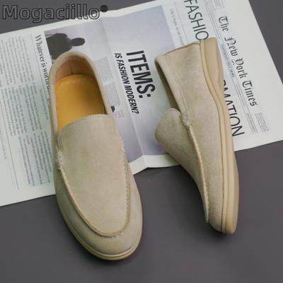 Scarpe Classiche da Uomo in Pelle Scamosciata Suole Morbide Comodi Mocassini per il Pendolarismo Quotidiano e Scarpe da Lavoro da Uomo per la Guida