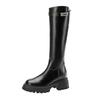 Long boots for women, but over the knee, new autumn and winter knight boots, small inner height increase, thick sole and thin lace-up high tube