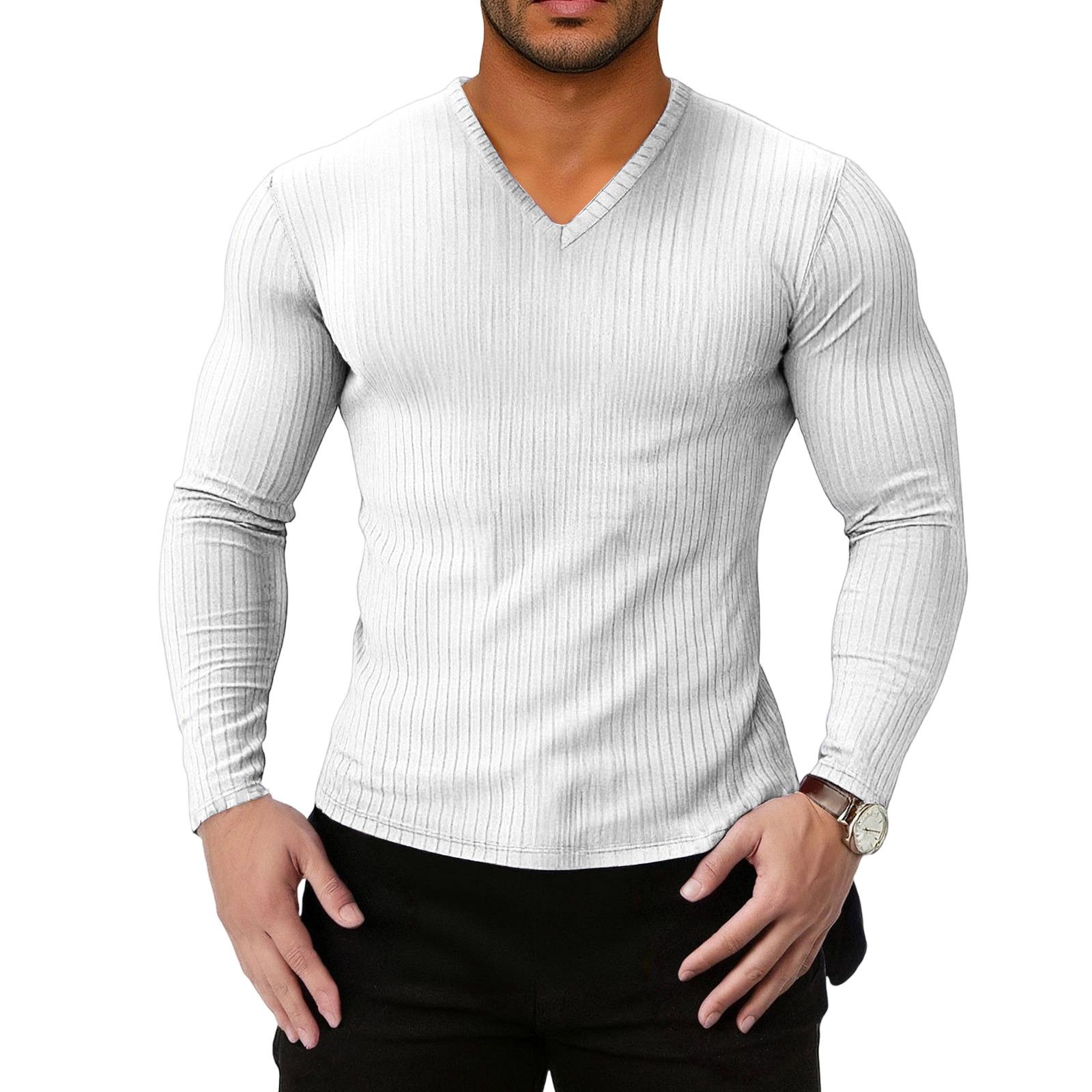 

Мужская Повседневная Модная Монохромная Рубашка Верхняя одежда XL белый