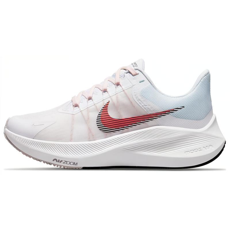 Nike Air Zoom Winflo 8 'White Flash Crimson' Women's Sneakers CW3421-101