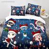 3D Print Fairy Tail Anime Natsu Bedding Set Duvet Cover Bed Set Quilt Cover Pillowcase Comforter King Queen Size Boys Adult
