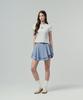 SERGIO TACCHINI W Rib Slim Fit Tie Ribbon Short Sleeve T-Shirt (White)