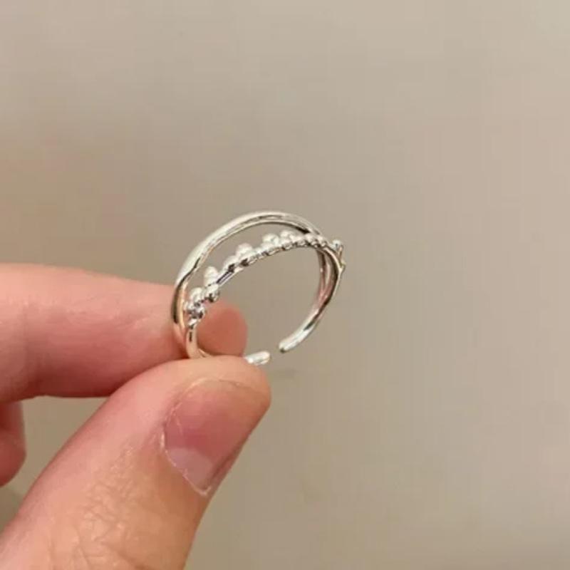 New Design Rings for Women Geometric Irregular Adjustable Opening Finger Ring Luxury Jewelry Gifts Party Accessories Ring