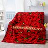 Rose Customize Your Name Blanket Gift Customizable Blanket Comfortable Suitable for Office Chair Livingroom Seaside Couch Ideal for All Seasons