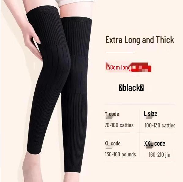 Unisex Non-Slip Thickened Knee Pads for Autumn/Winter