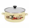 Garnek Emaliowany 24Cm 5.0L Klausberg Kb-7170-24-Bg