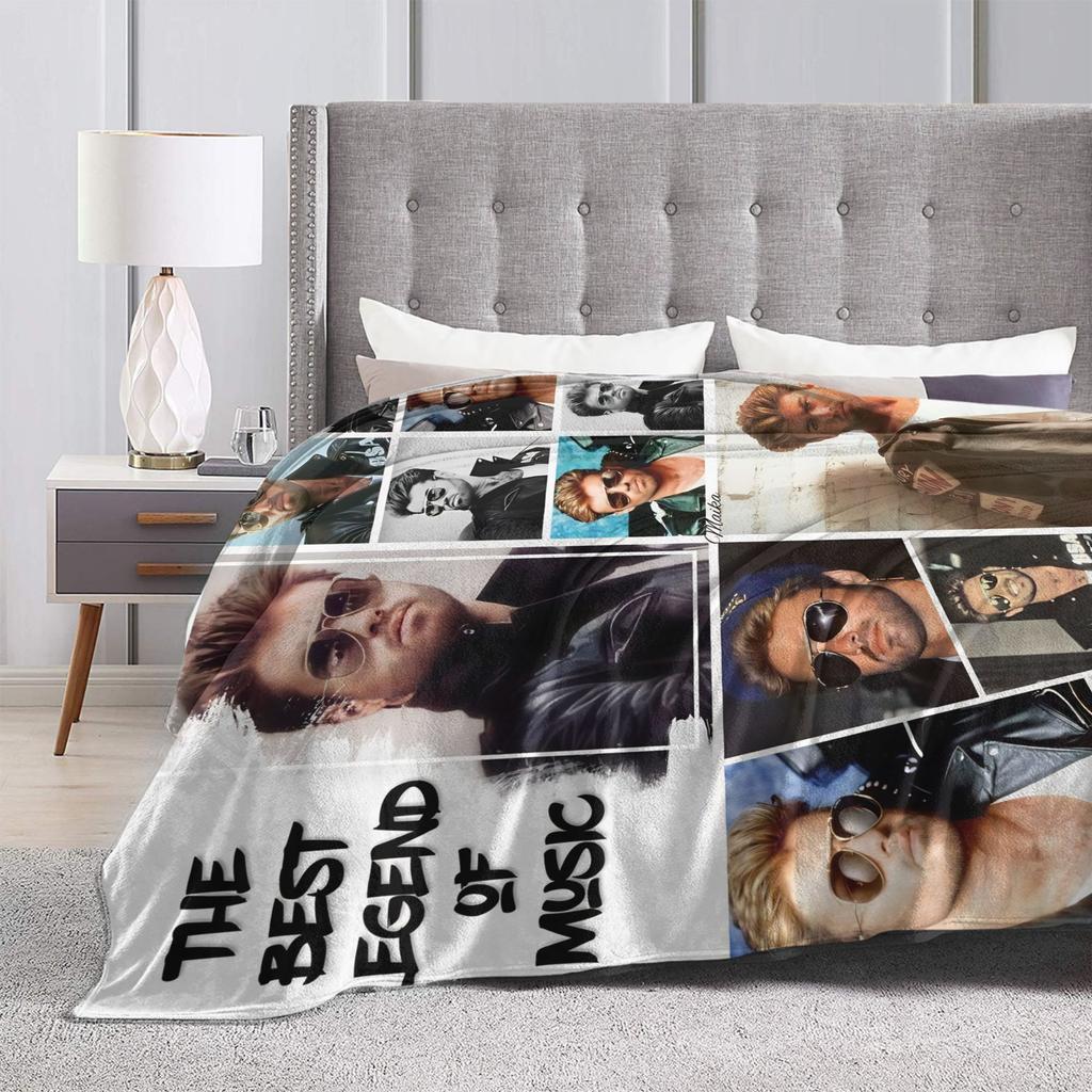 George Michael Music Blanket Quality Warm Soft  Throw Blanket Winter Travel Office Couch Chair Sofa Bed Fashion Bedspread