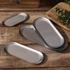 Retro Oval Stainless Steel Storage Tray with Custom Logo