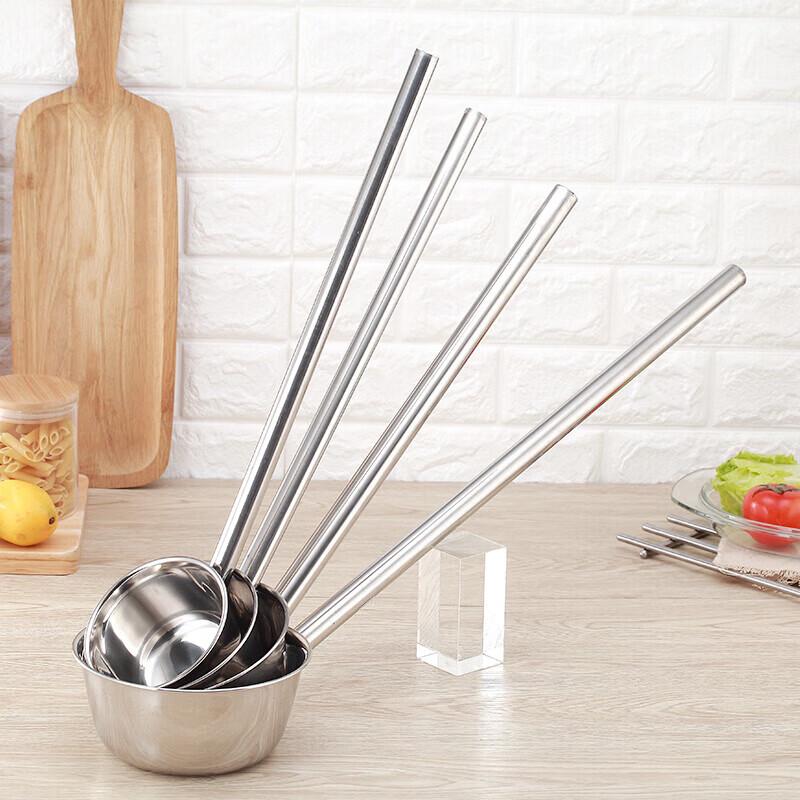 Thickened Stainless Steel Long Handle Water Ladle