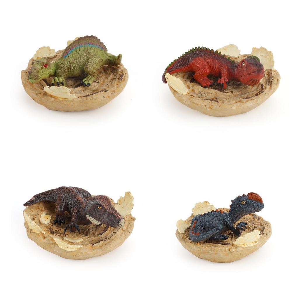 Dinosaur Toy Model Set With Plastic Material For Kids And Collectors