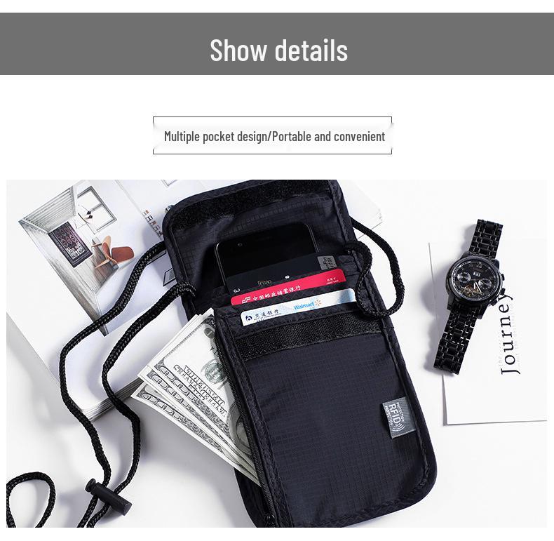 Waterproof Anti-Theft Passport Holder & RFID Shielding Pouch for Phones and Keys