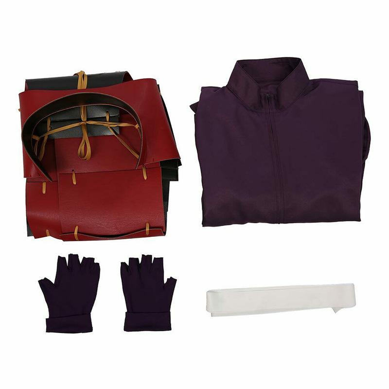 Anime Akatsuki Uchiha Madara Cosplay Costume Man Armor Lining Pants Suit Halloween Costume Party Costume M&Naruto
