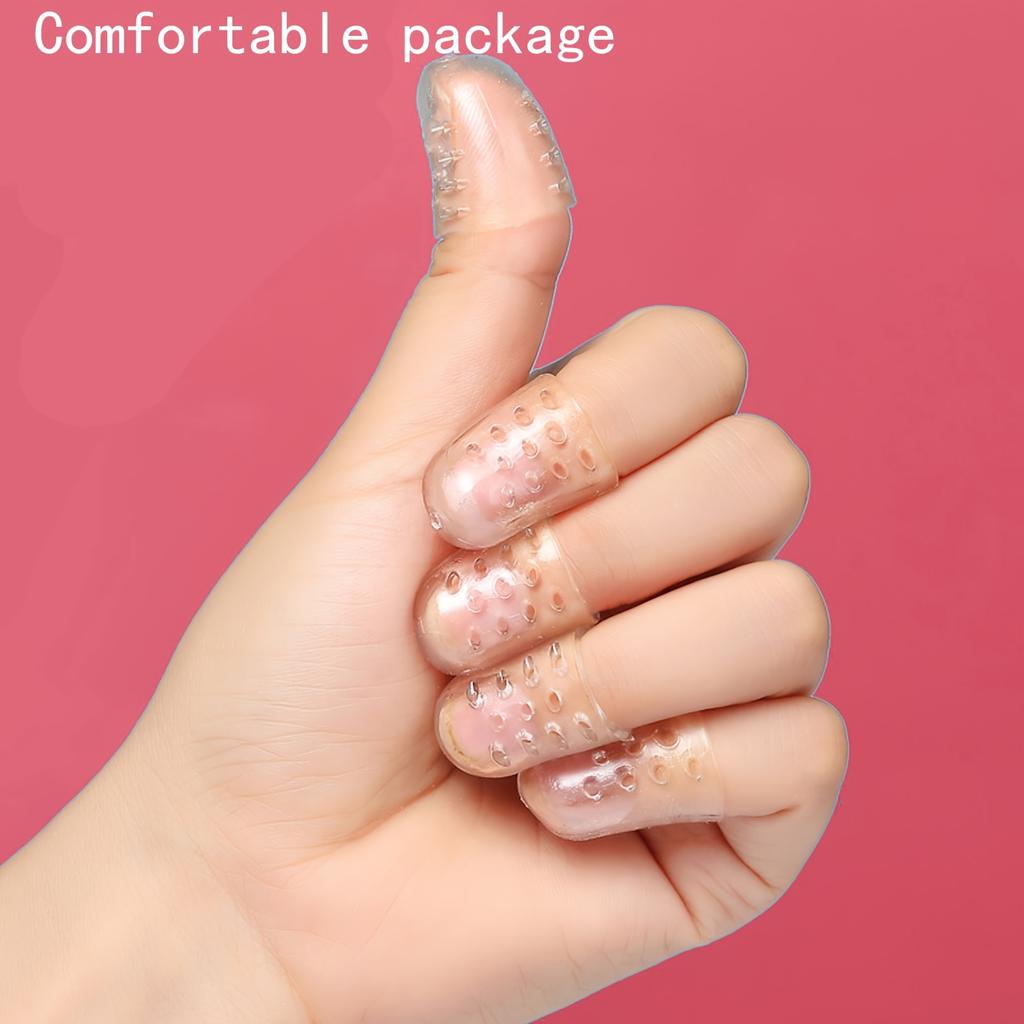 10 Pack Toe Protectors, Finger Guards, Anti-Abrasion, Sweat-Proof, Waterproof, Transparent Protectors, No Electricity Or Batteries Required