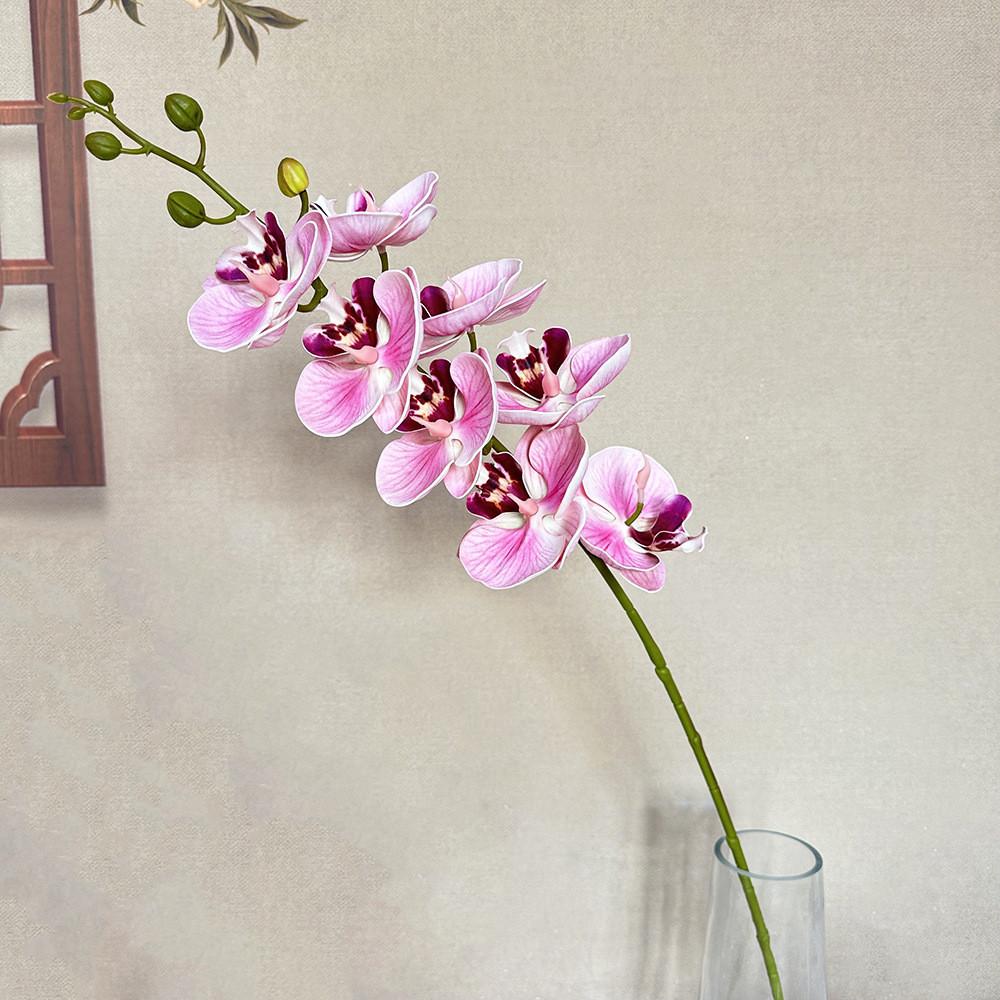 Flower Butterfly Artificial Orchid Wedding Hotel Restaurant Ornament Desktop