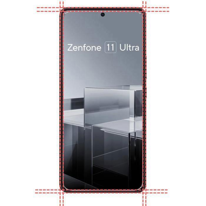 Tempered Glass for Asus Zenfone 11 ULTRA 5G [Pack 2] Phonillico® Screen Protector Glass Film