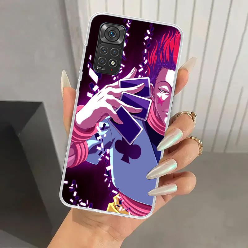 

Hunter HXH Hisoka Phone Case for Xiaomi Redmi Note 15 14 14S 13 12S 12 Pro 11S 11 Plus 11T 11E 10S Soft Funda Print Shell Redmi Redmi Note 12 Pro 4G