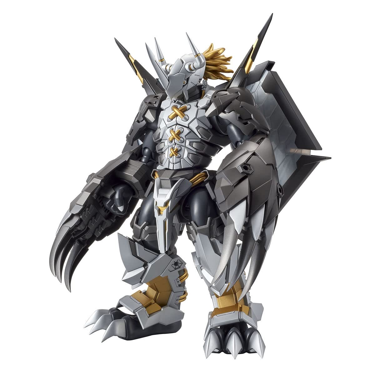 Стандартная пластиковая модель Дигимон Адвенчер Черный WarGreymon Figure-rise Предварительно окрашенная