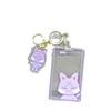 Aniteez Card Holder Keychain Keyring Acrylic Characters Photocard Sleeves Hongjoong Seonghwa Yunho Yeosang Keychain